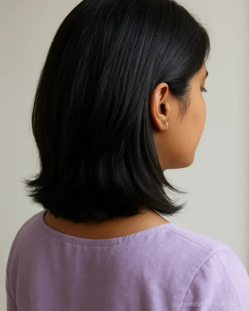 3 step haircut for short hair with a side swept front piece