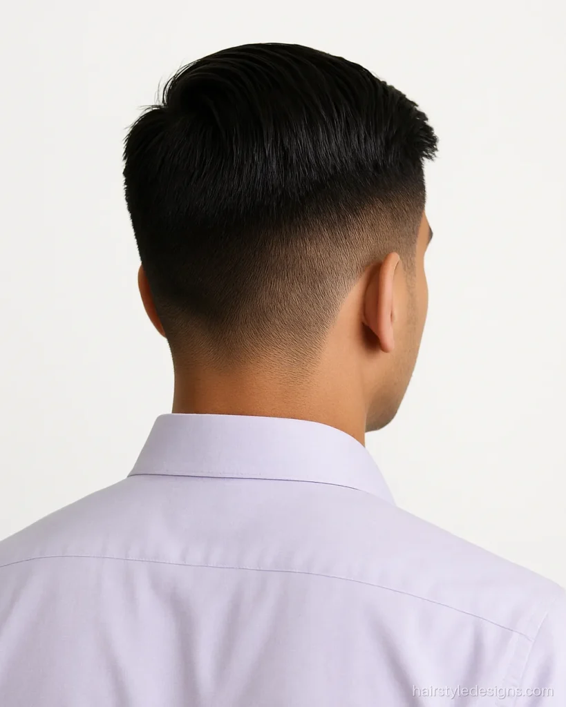 Professional summer hairstyle men can wear with a short cropped side part